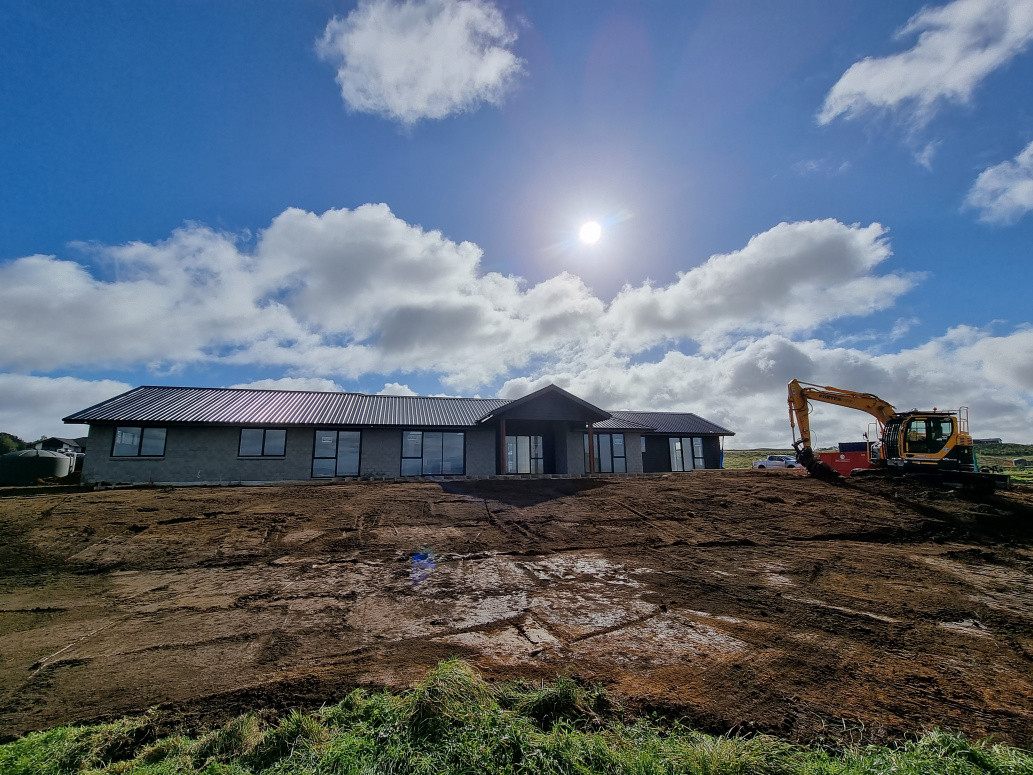 Earthworks and topsoil rural lifestyle property Rotorua.