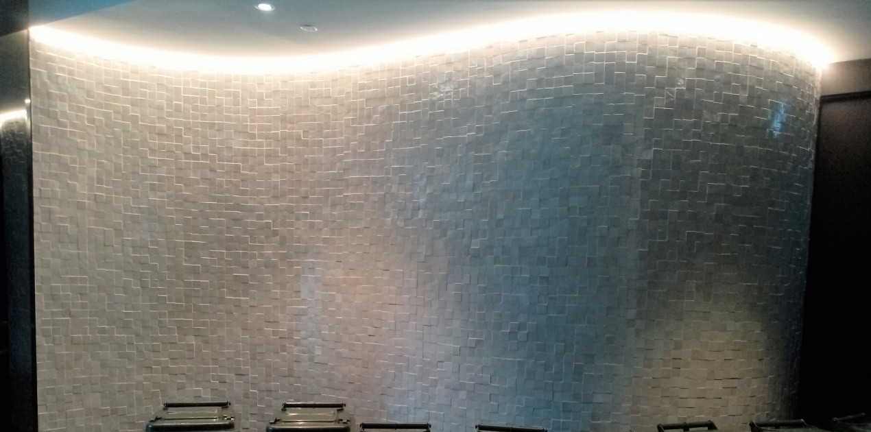 Sofitel reception wall