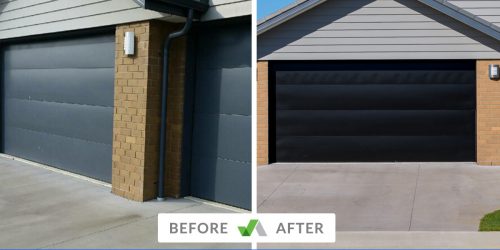 Garage Door Colour Update Challenge Solved By Our Tradies