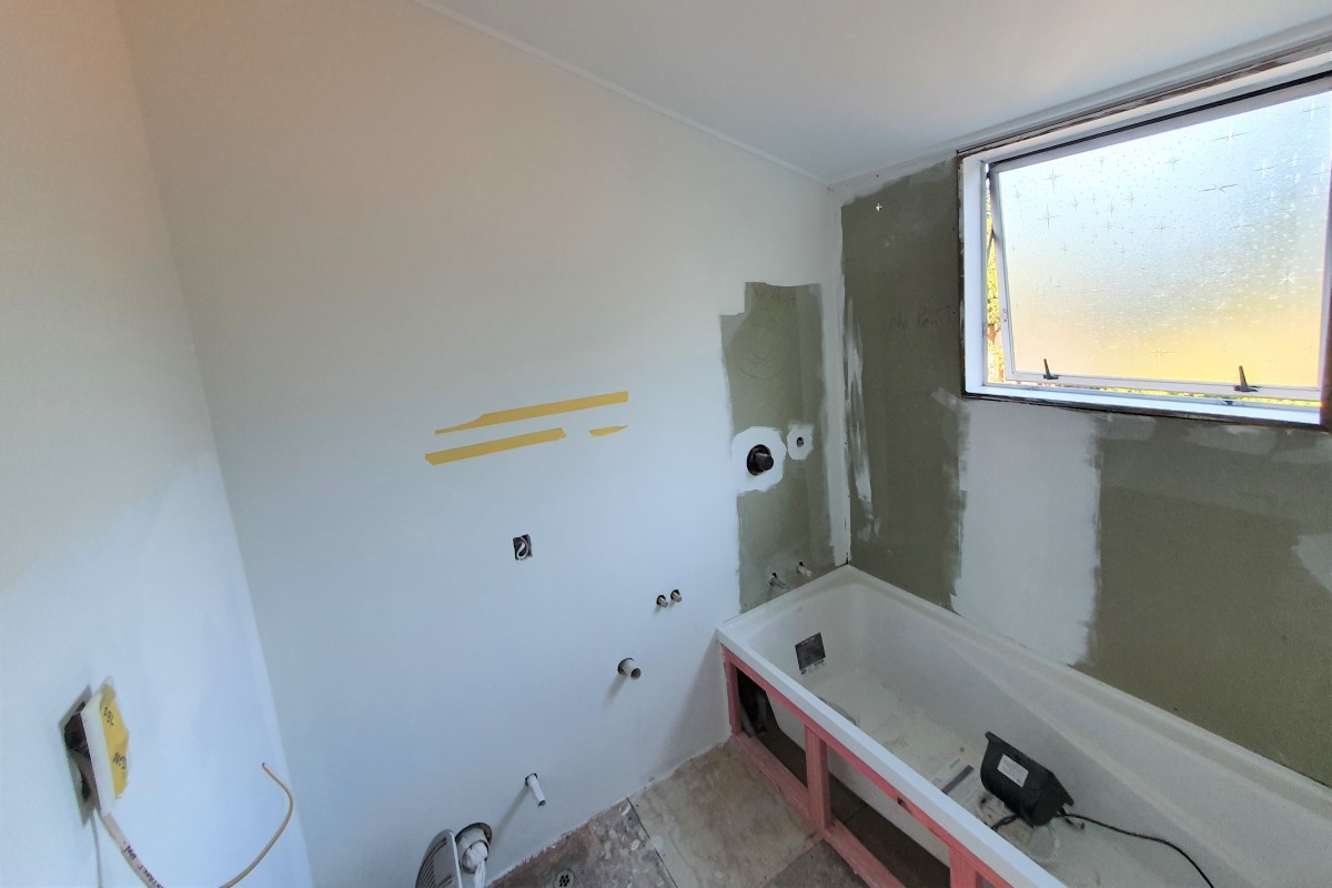 Small bathroom renovation turns major when the unexpected happens