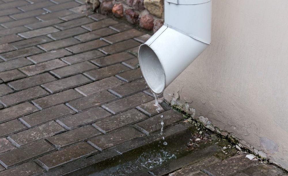 Fix drainage before the heavy rain arrives
