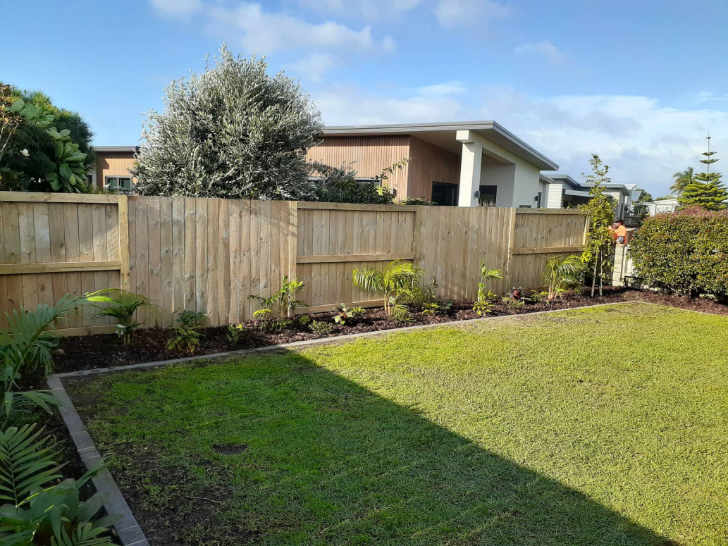 fence line completed