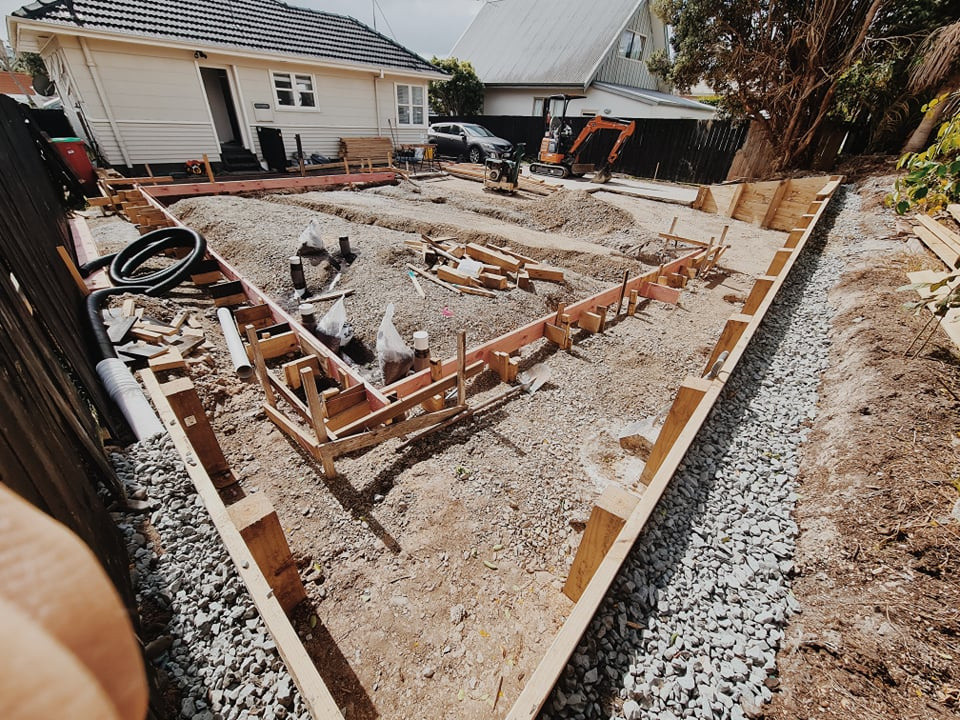 Backfilling Retaining & Slab Prep