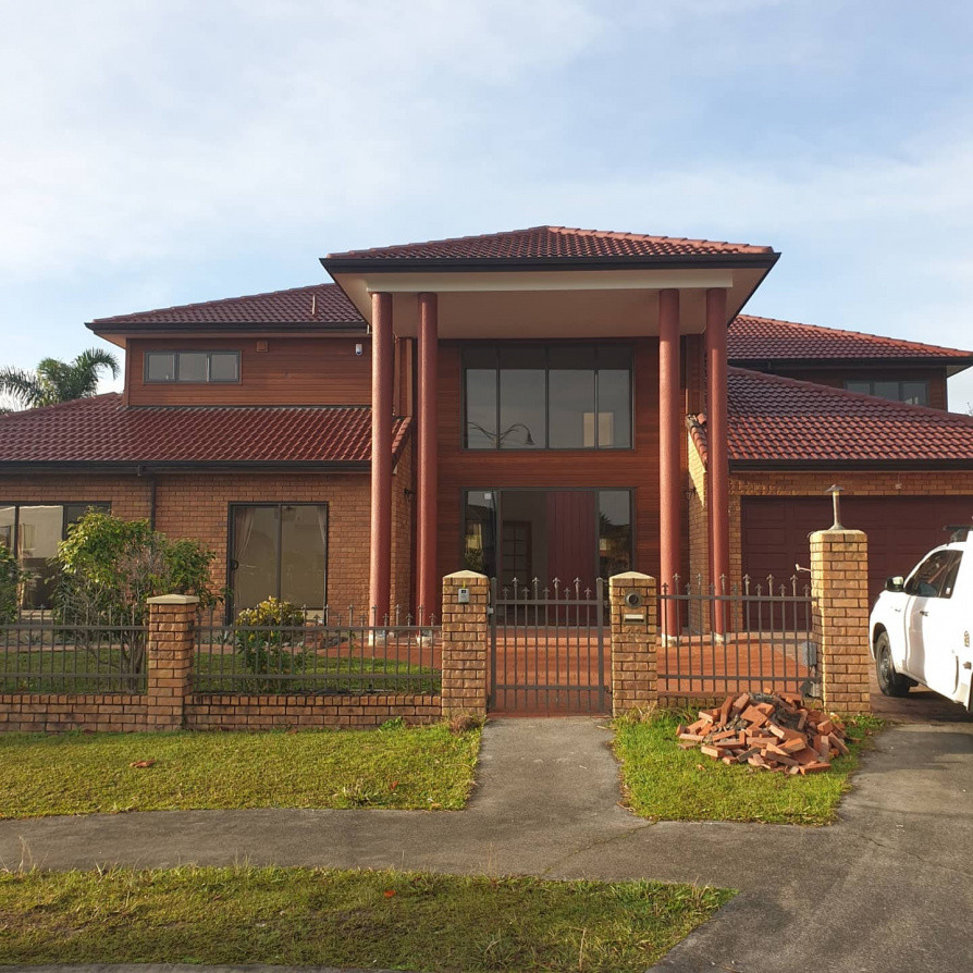 Total exterior cedar reclad @ westharbor