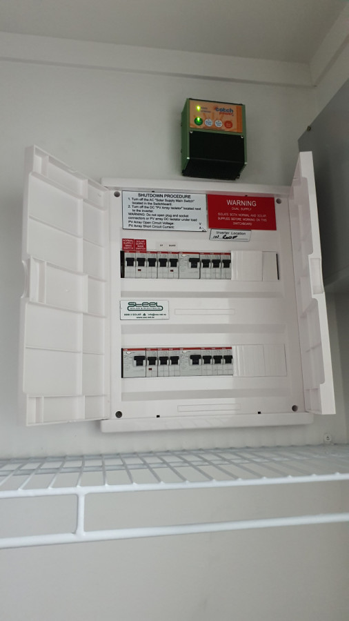 Residential switchboard upgrade