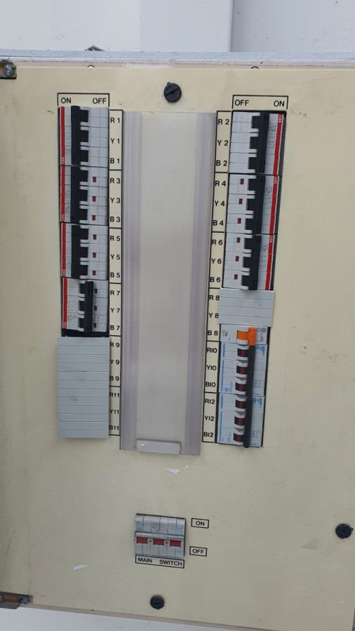 Commercial switchboard wiring