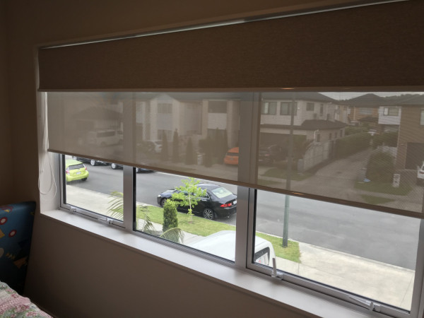 Sunscreen and blockout thermal blinds
