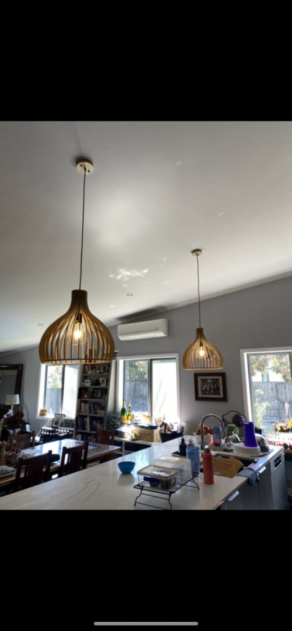 With no ceiling space we can still get wires to where you need them.