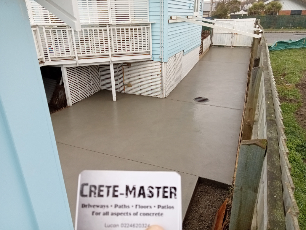 Clients very happy with all water flowing to sump and finished to a high standard