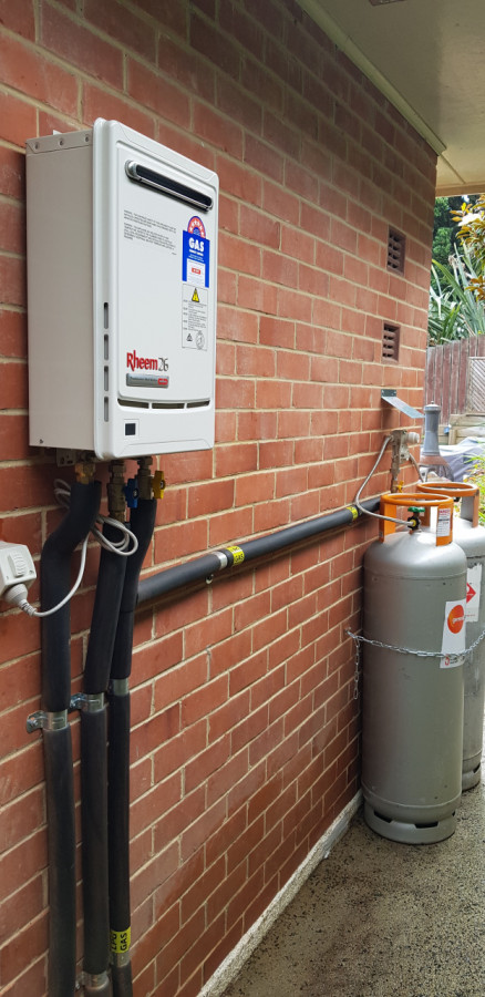Gas califont install
