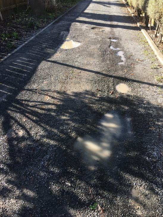 Fixing potholes in gravel driveway ( 766942) Builderscrack