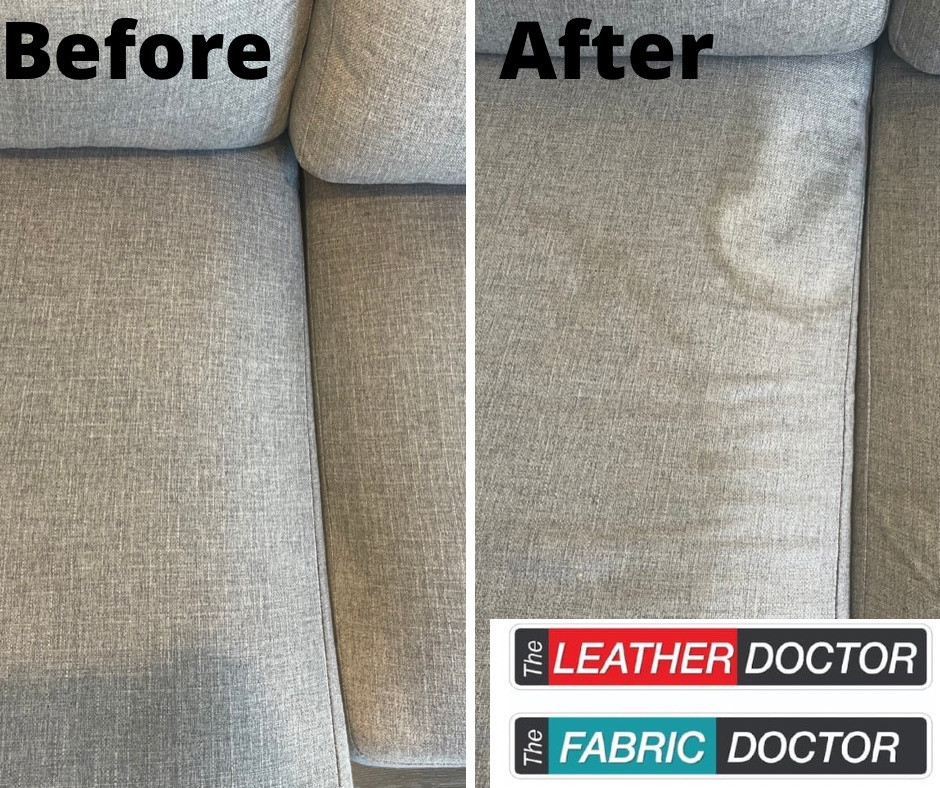 Stain removed from fabric sofa.