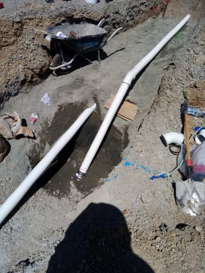 Private storm water and sewer connections