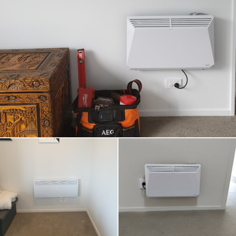 Panel heaters. Builderscrack