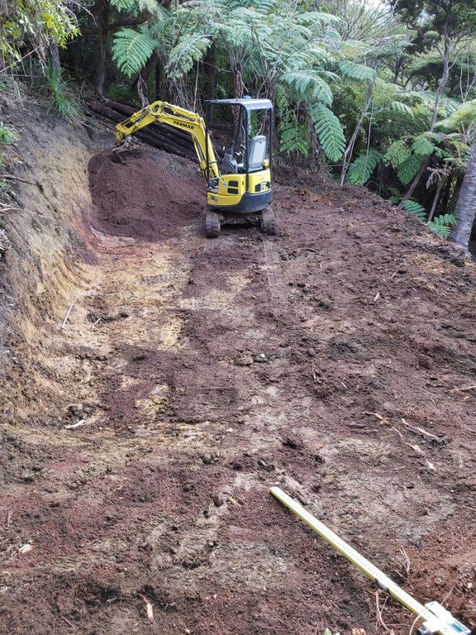 Bush Section site prep.