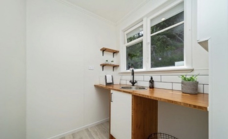 Laundry - new joinery and tiling from The Builder