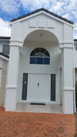 Front door and frame