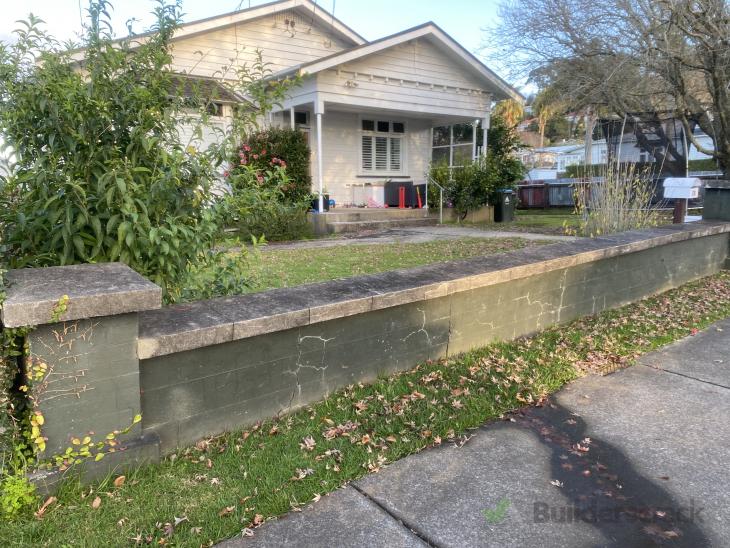 Removal of concrete wall and path ( 774684) Builderscrack