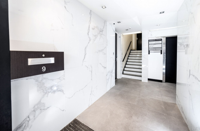 New entrance