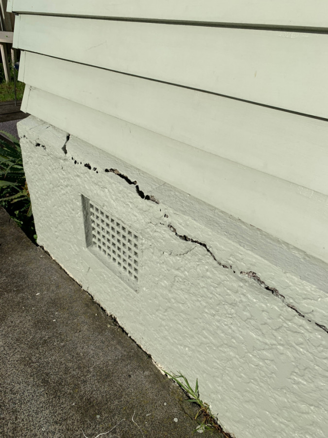 Concrete base repair