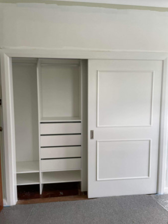 After wardrobe fit out. Spacious, modern and aesthetically pleasing!