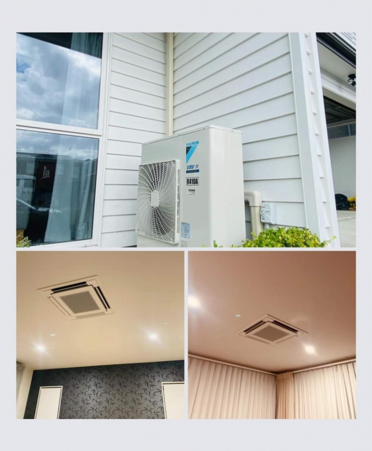 5 cassette indoor heatpump