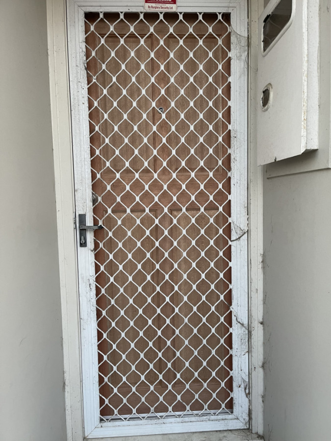 Custom screen door to fit opening