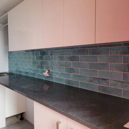 blue subway tiles