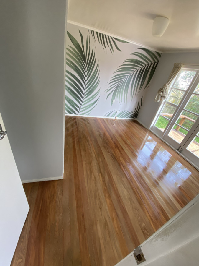 Removal of carpet and serviced the floor