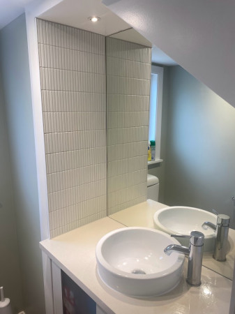 10*50mm Matt White Mosaic