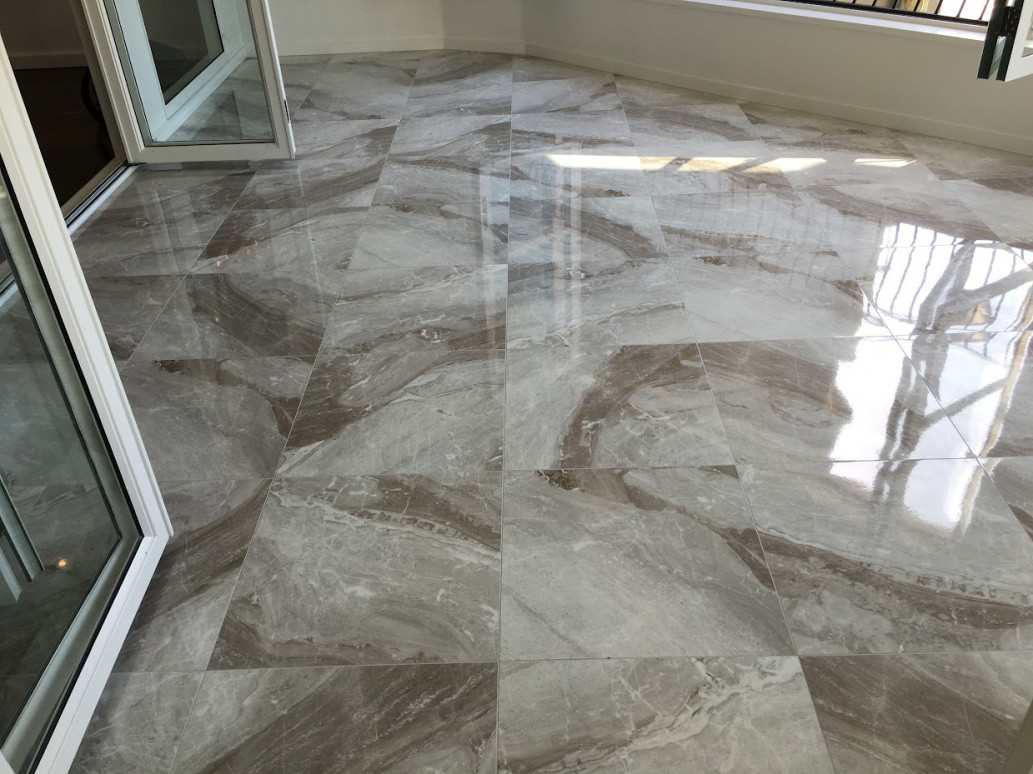 Porcelain gloss patio (interior)
