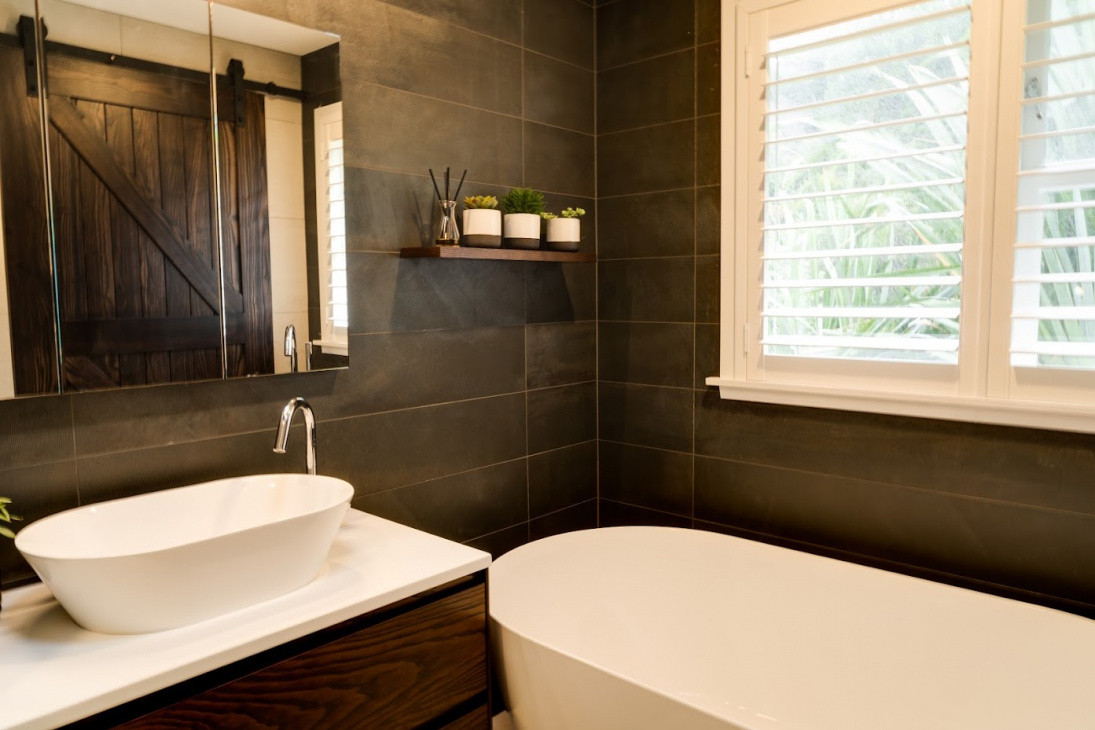 Full design, plans and tile bathroom renovation