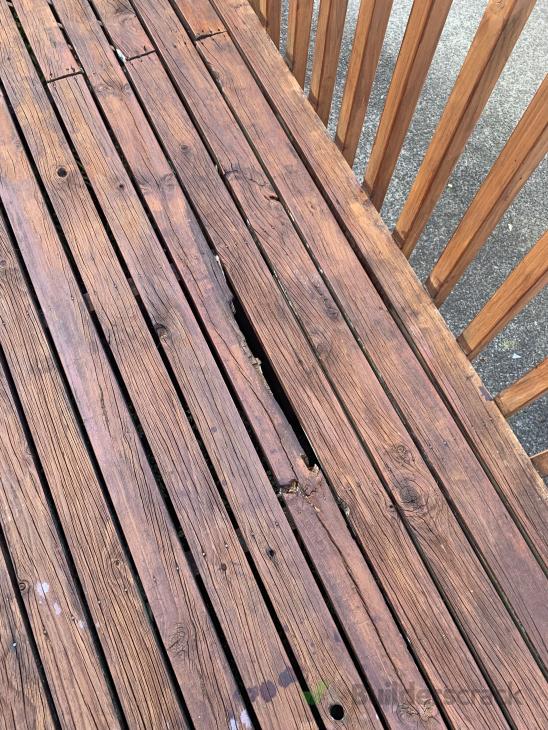 Patio Roof installation & replace deck panel ( 788750) Builderscrack