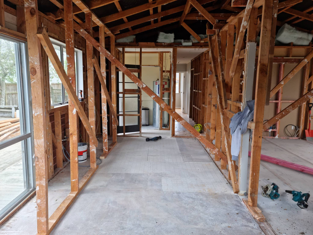 Post ceiling demolition