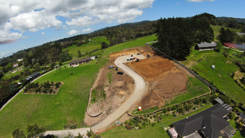 Driveway cut and prep ready for concrete  1200m2