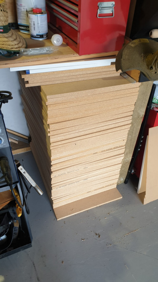 sheets cut for cabintery