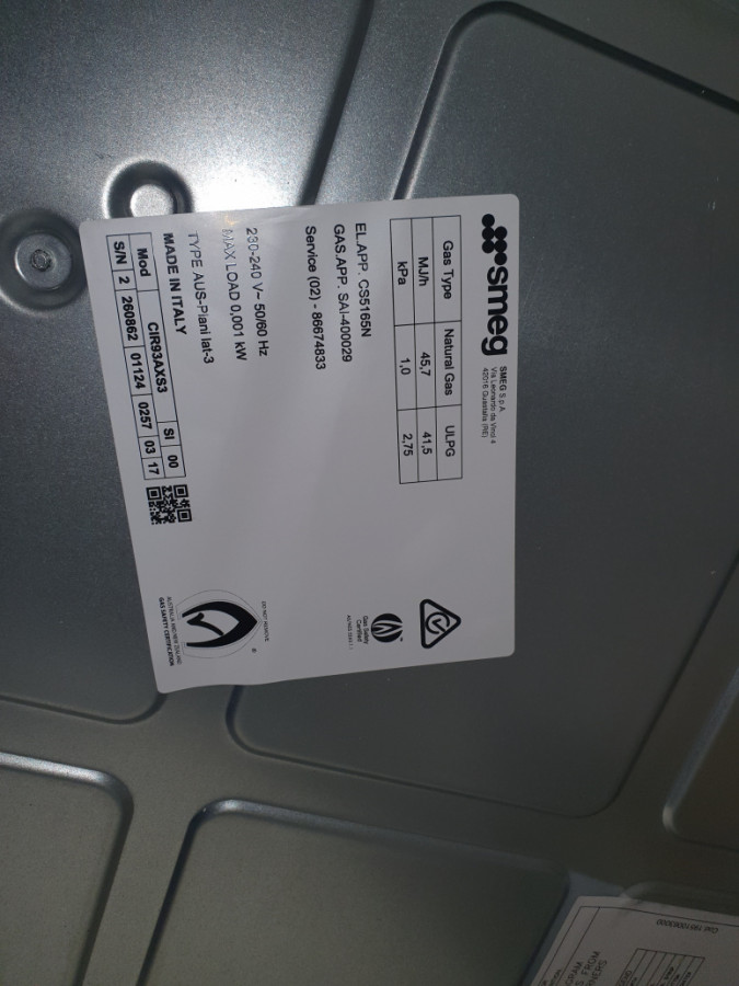 This is an appliance data sticker . Lots if information on these .