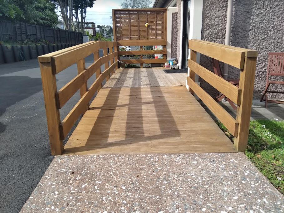 Deck - wheelchair accessible