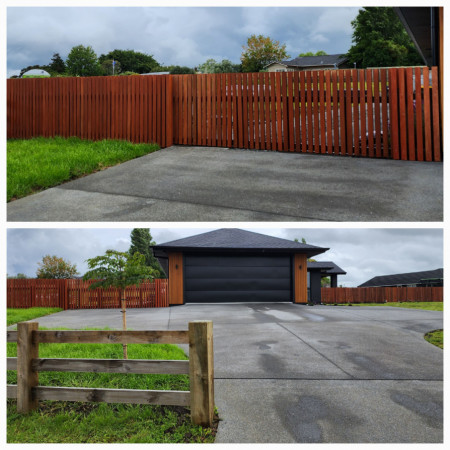 Kaukapakapa- privacy fence and gate