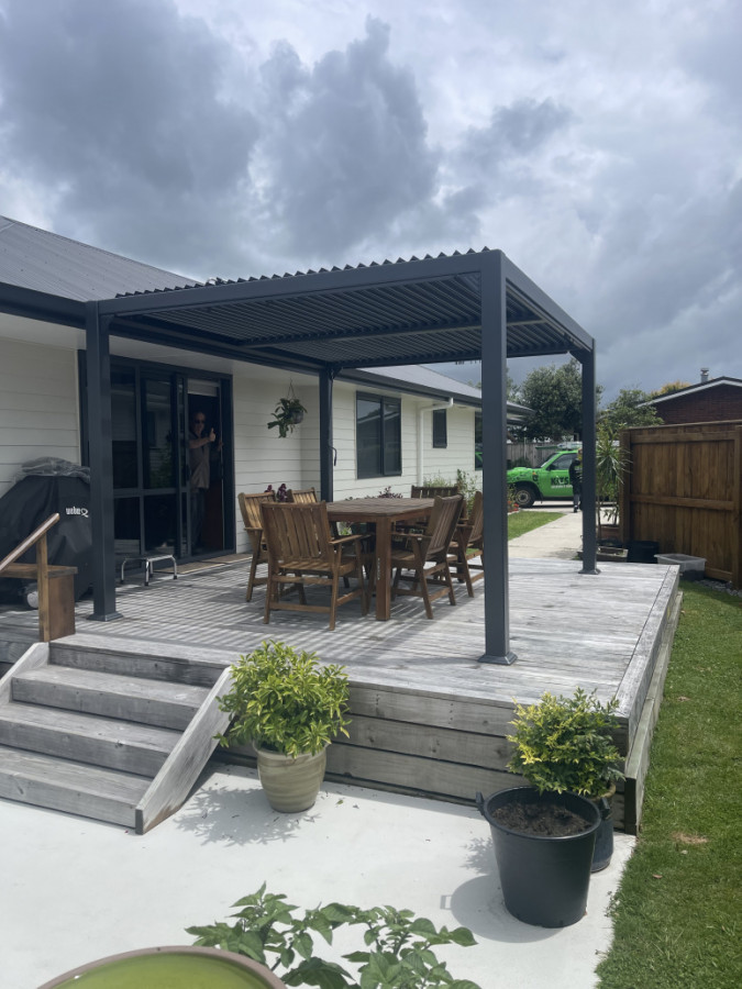 Nouveau Shutter Gazebo 3m x 3m