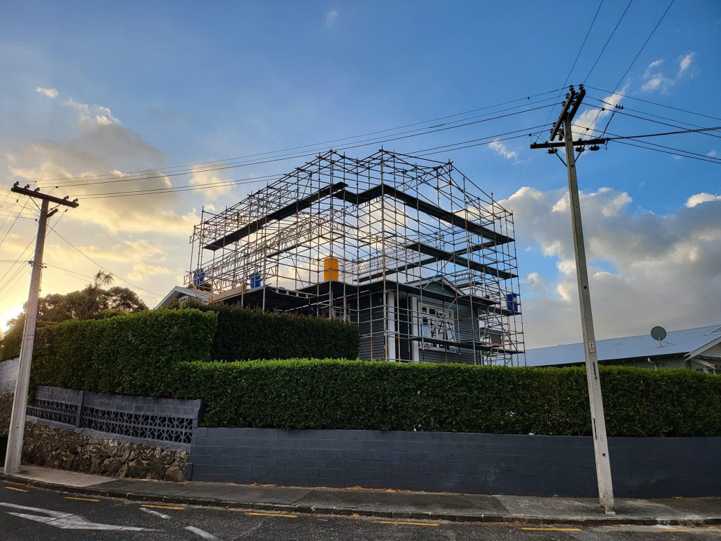 House is ready for shrink wrap. Full renovation, extension  and extra basement.