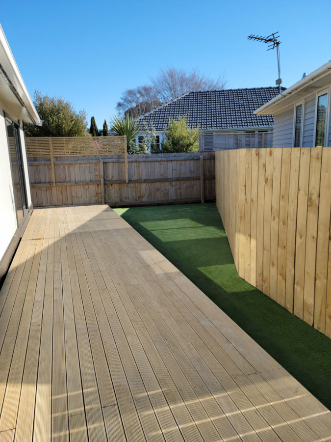 Small artificial turf project