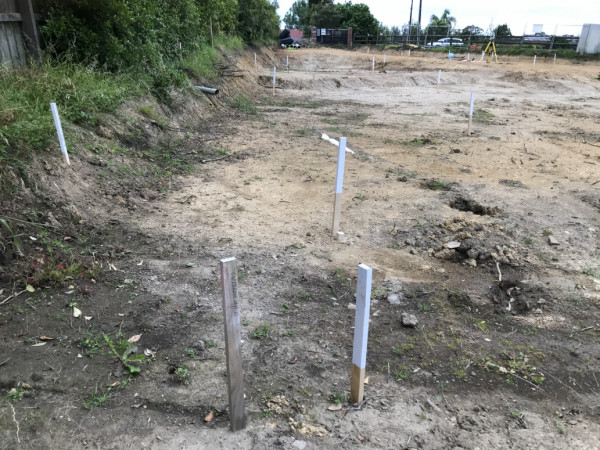 Building & Retaining Wall Setout  Survey