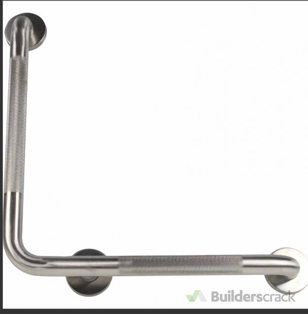 Installation of 90degree support safety grab rail ( 803407