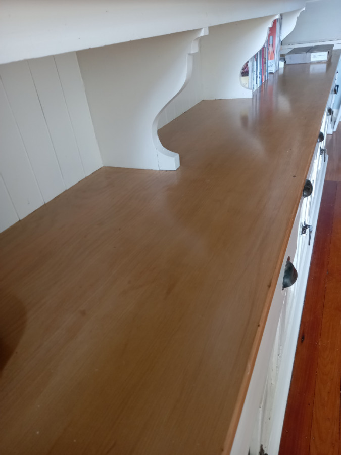 Remove formica and revive original  benchtop