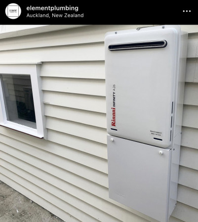 Rinnai A26 with Pipe Cover