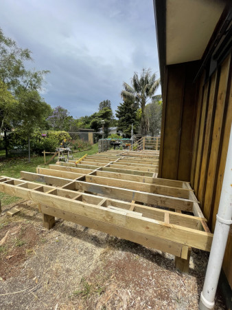 Framing for new deck