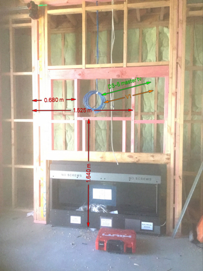 Recording Measurements of the prewire on a large new house