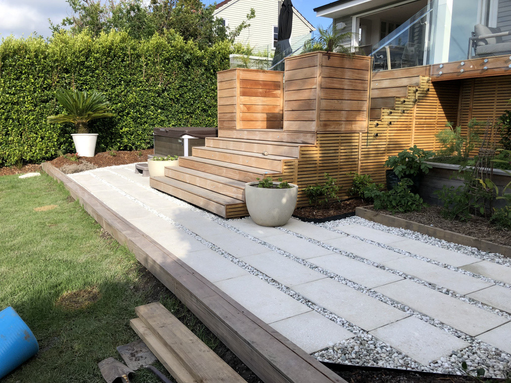 Finished product of a landscaping job in Bayswater