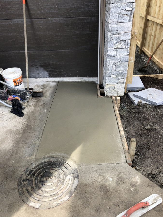 Small concrete patch repair